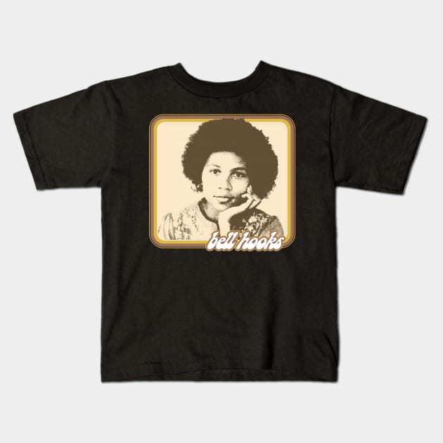 bell hooks // Activist - Feminist Kids T-Shirt by DankFutura